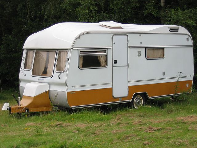 Not the caravan we lived in, but similar