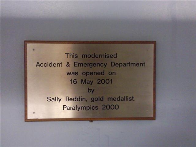 A modernisation sign