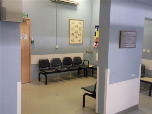 Waiting room for the cubicles